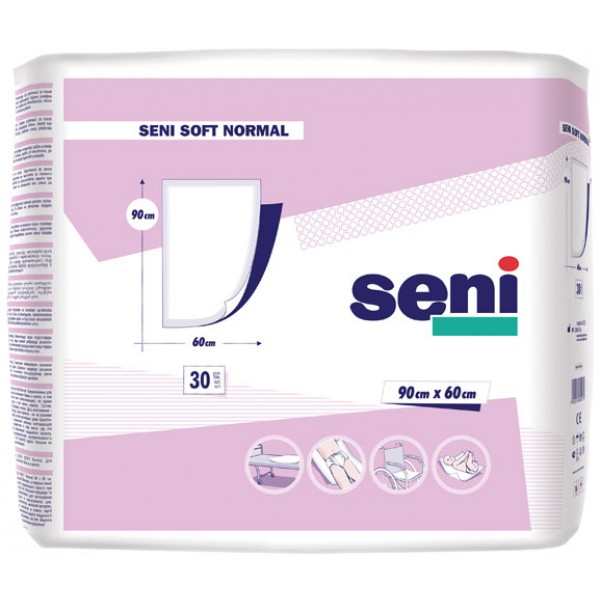 Сени (Seni) Soft Normal пеленки впитыв 60смX90см №30