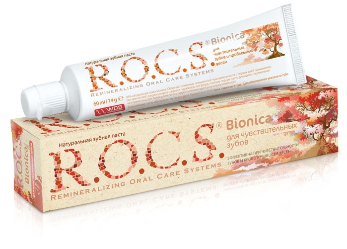 Рокс (R.O.C.S.) Bionica з/паста 74г д/чувствит зубов