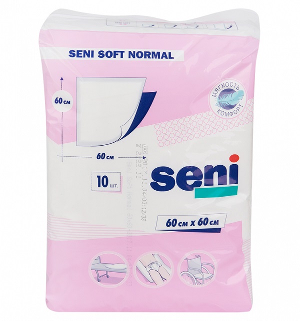 Сени (Seni) Soft Normal пеленки впитыв 60смX60см №10