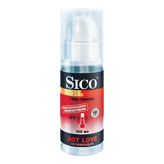 Cико (Sico) Hot Love гель-смазка 100мл согревающий с дозатором