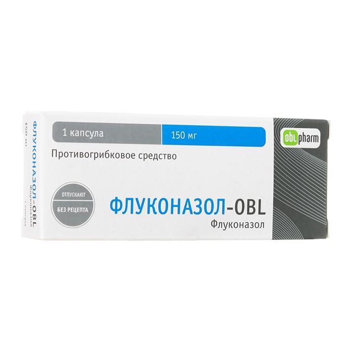 Флуконазол-OBL капс 150 мг №1