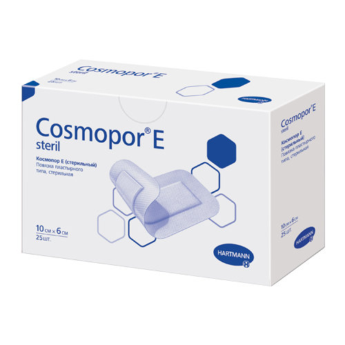 Повязка Космопор Е/Cosmopor E steril 10 х 6 см №25 (900871,901029)