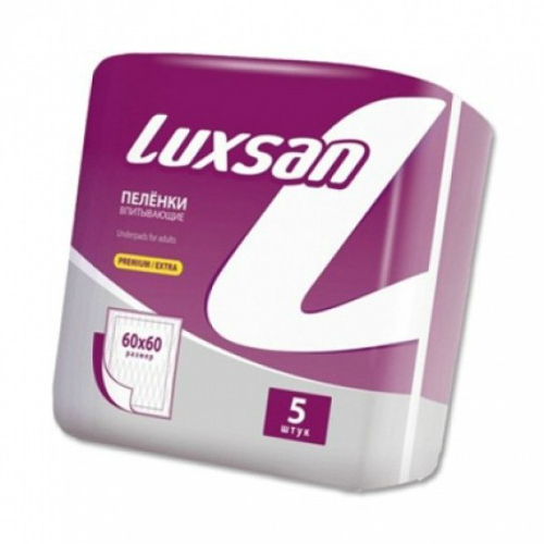 Люксан (Luxsan) Premium Extra Пеленки впитыв 60смх60см №5