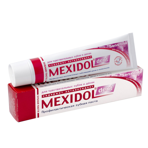 Мексидол Дент (Mexidol Dent) Sensitive з/паста 100г д/чувствит зубов