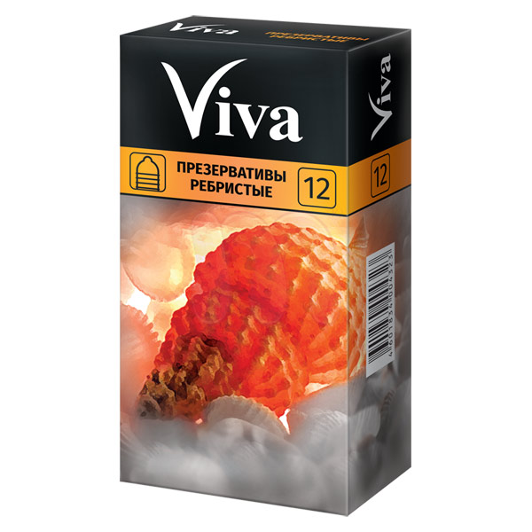 Вива (ViVa) презервативы №12 ребристые