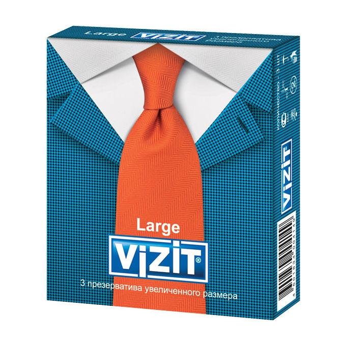 Визит (VIZIT) Large презервативы №3 увеличенного размера