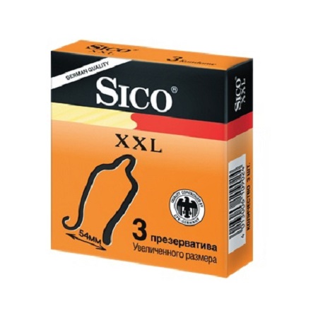 Cико (Sico) XXL презервативы №3 увеличенного размера