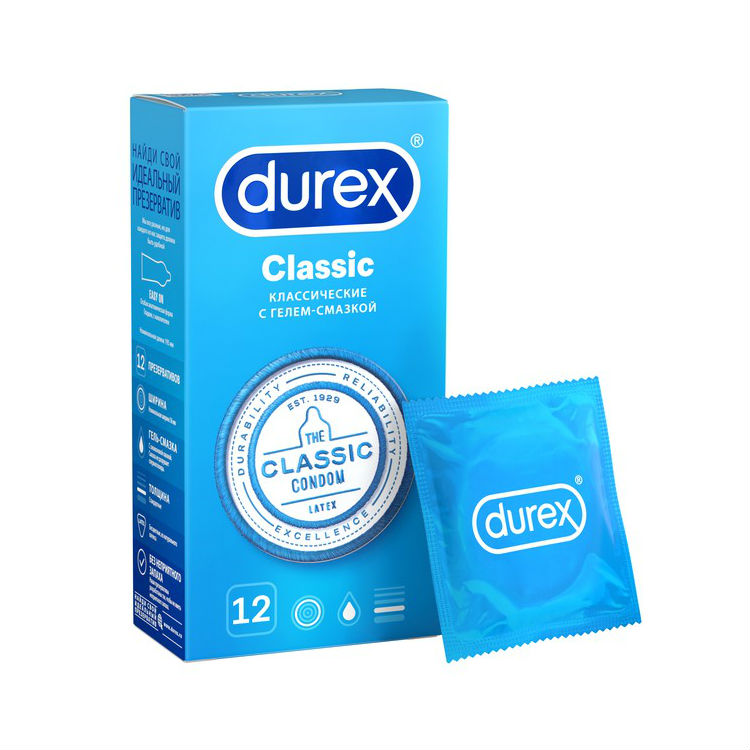Дюрекс (Durex) Classic презервативы №12 классические
