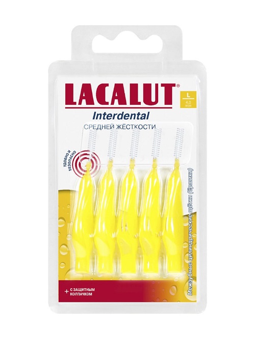 Лакалют (Lacalut) Interdental Ершики межзубные цилиндрические L №5
