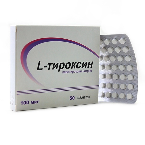 L-Тироксин таблетки 100мкг №50 Озон