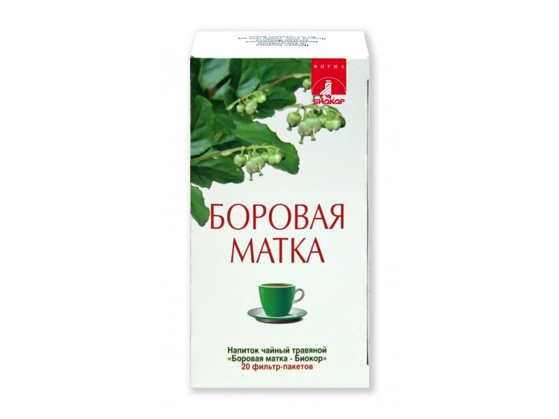 Напиток чайный травяной «Боровая матка — Биокор», чай лек. фильтр-пак. 2 г