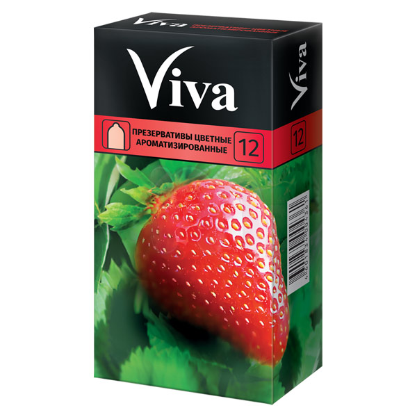 Вива (ViVa) презервативы №12 ароматиз цветные