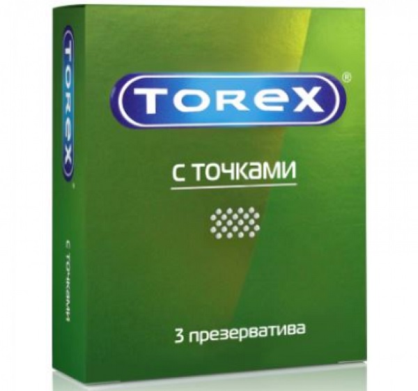 Торекс (Torex) презервативы №3 с точками