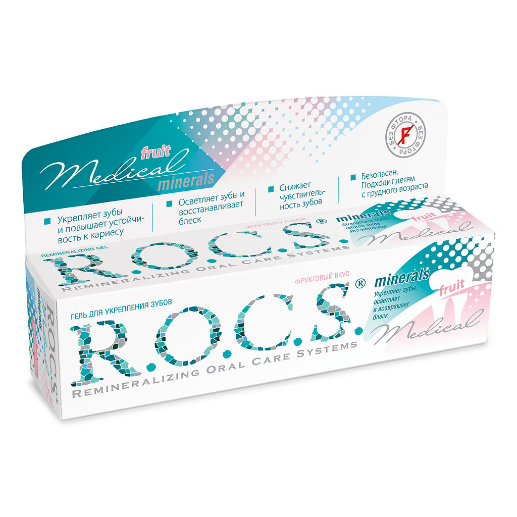 Рокс (R.O.C.S.) Medical Minerals гель д/укрепления зубов 45г реминерализующий