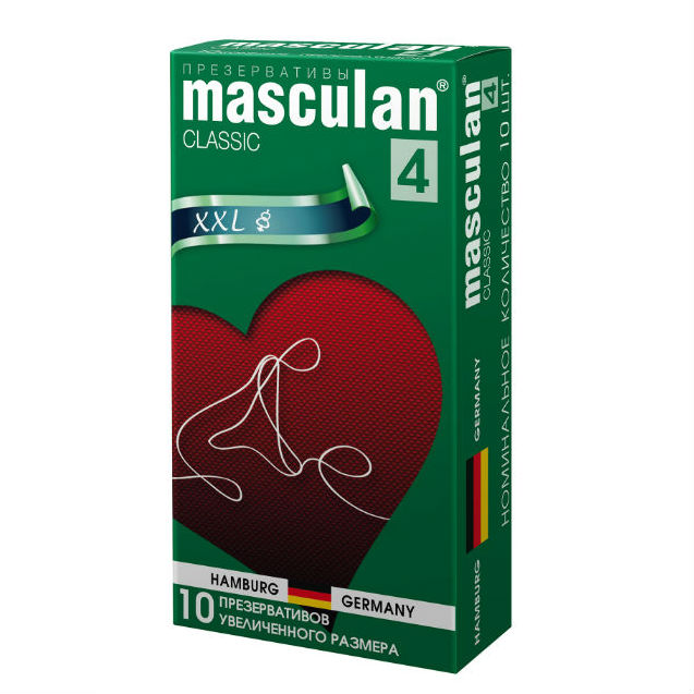 Презервативы Маскулан 4 Classic увеличенного размера, розовые 10 шт