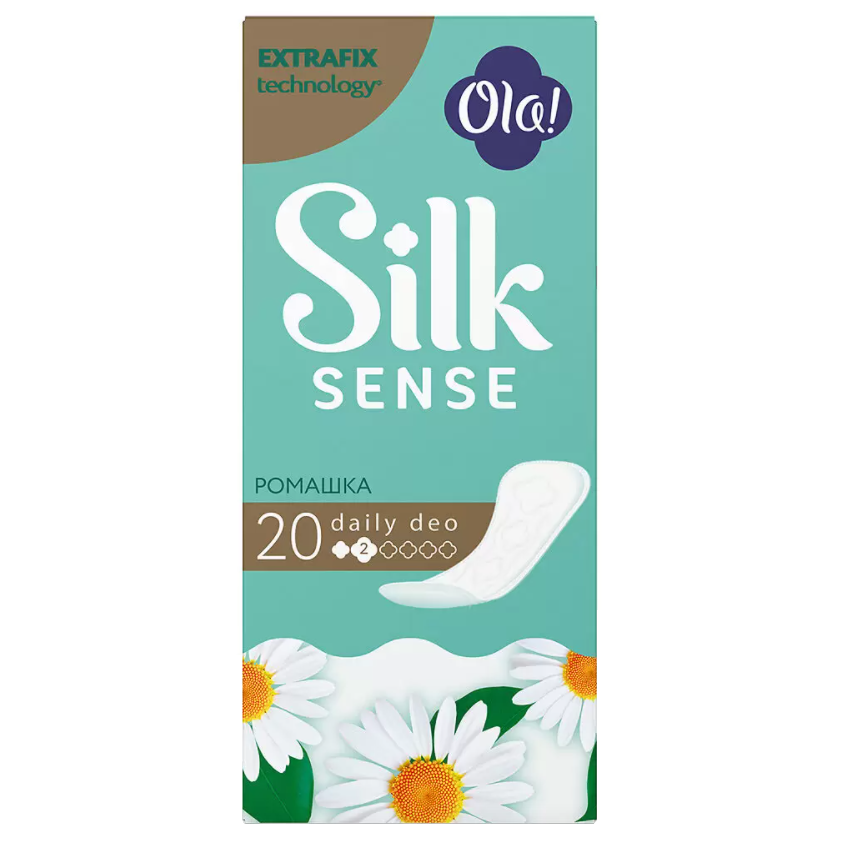 Ола (Ola!) Silk Sense Daily Deo прокладки ежедн №20 ромашка