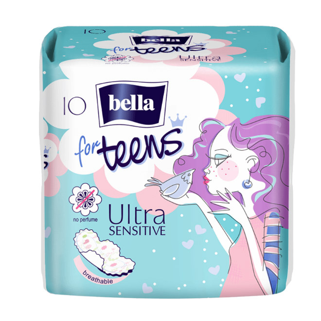 Белла (Bella) Ultra Sensitive for teens прокладки гигиен №10 д/подростков