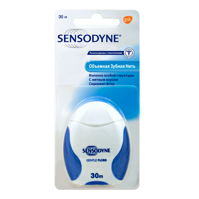 Сенсодин (Sensodyne) Объемная з/нить 30м