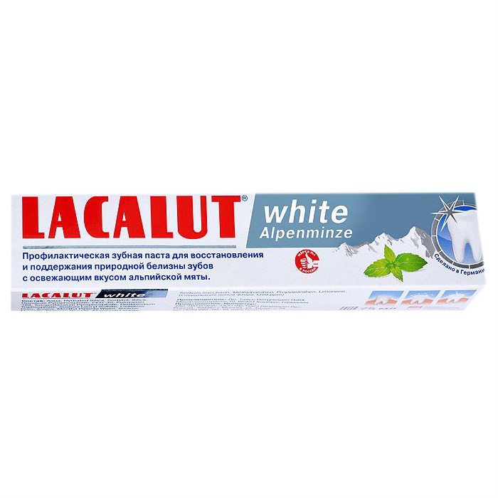 Лакалют (Lacalut) White Alpenminze з/паста 75мл