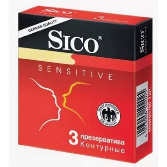 Cико (Sico) Sensitive презервативы №3 контурные