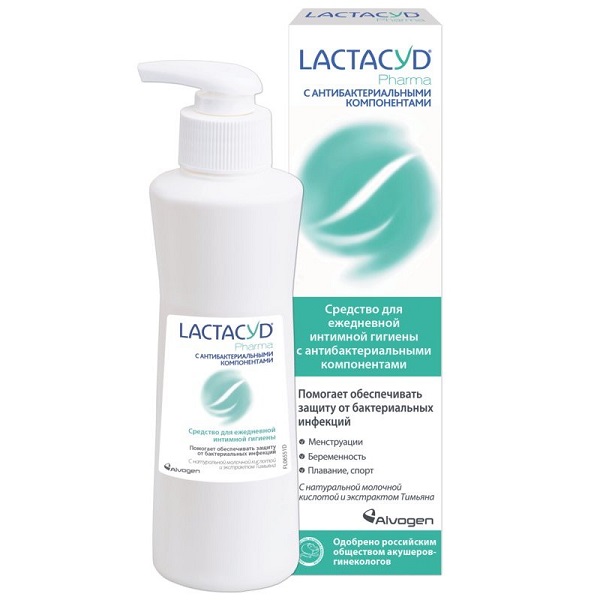 Лактацид (Lactacyd) Pharma ср-во д/интим гигиены 250мл антибактер