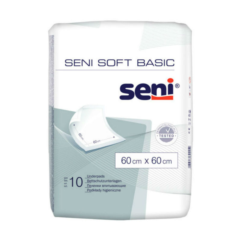 Сени (Seni) Soft Basic пеленки впитыв 60смх60см №10