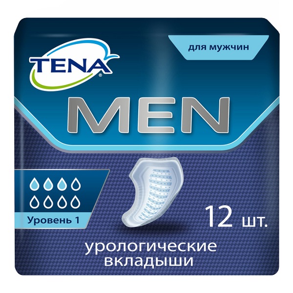 Тена (Tena) Men Прокладки уролог д/мужчин №12 Уровень1