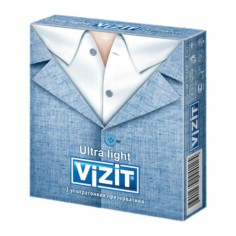 Визит (VIZIT) Ultra light презервативы №3 ультратонкие