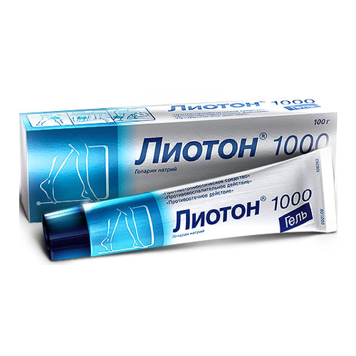 Лиотон 1000 гель д/наружн. прим. 100г