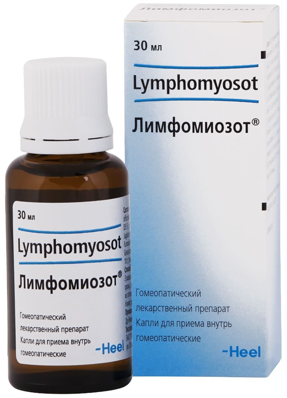 Лимфомиозот капли д/приема внутрь гомеопат. 30мл