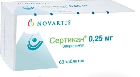 Сертикан таб 0,25мг №60 Novartis Pharma S.p.A