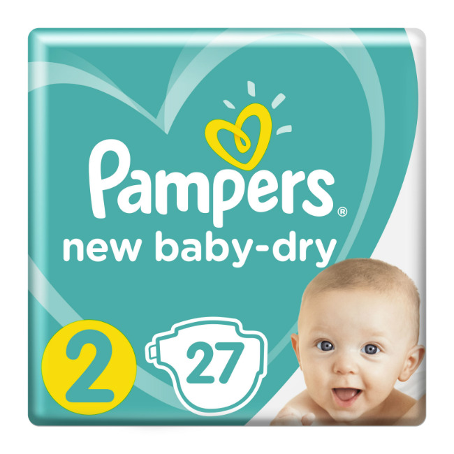 Памперс (Pampers) New Baby-Dry подгузники д/детей 4-8кг р.2 №27