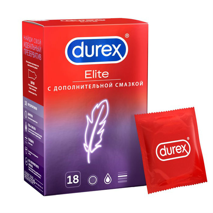 Дюрекс (Durex) Elite презервативы №18 сверхтонкие