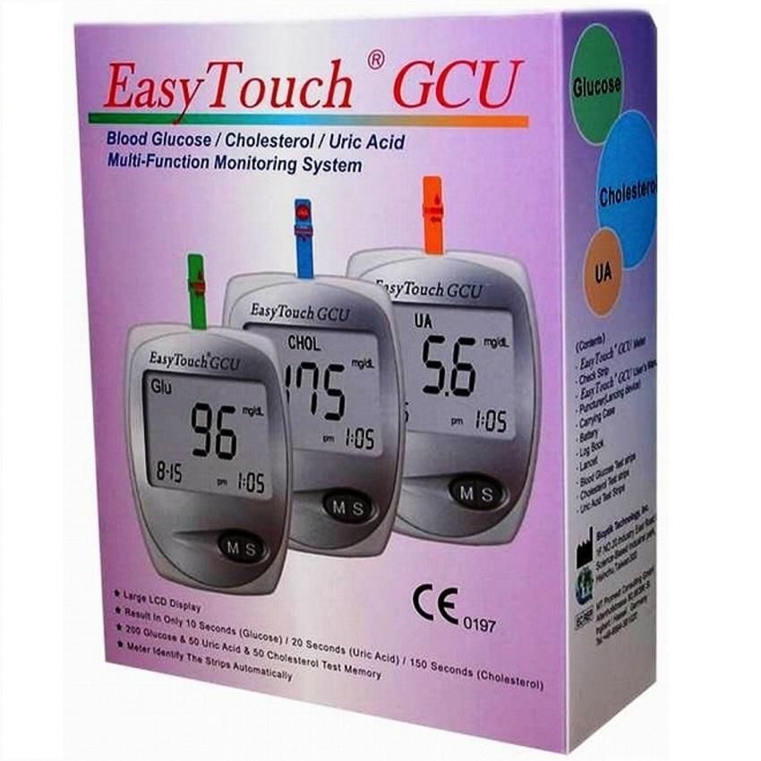 Изи Тач (Easy Touch) GCU Анализатор крови глюкоза, холестерин, мочевая кислота