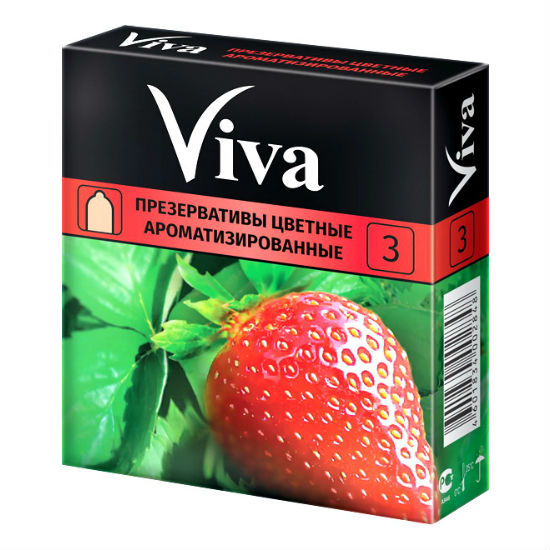 Вива (ViVa) презервативы №3 ароматиз цветные