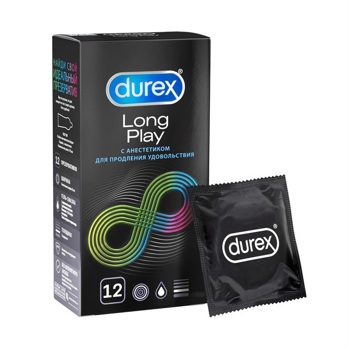 Дюрекс (Durex) Long Play презервативы №12 продлев половой акт