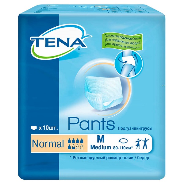 Тена (Tena) Pants Normal Трусы-подгузники р.M (80-110 см) №10