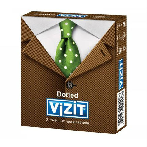 Визит (VIZIT) Dotted презервативы №3 точечные