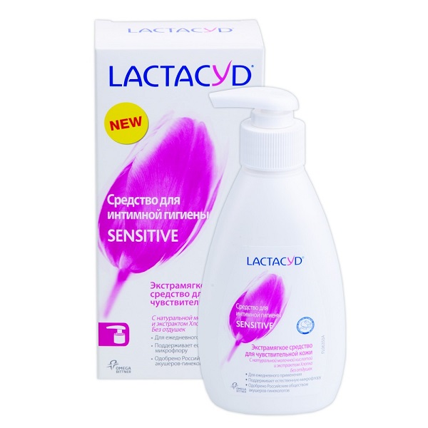 Лактацид (Lactacyd) Sensitive ср-во д/интим гигиены 200мл д/чувствит кожи