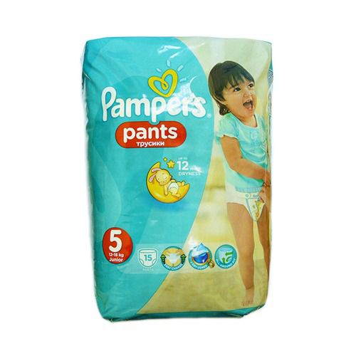 Pampers подгузники-трусики pants junior (12-18 кг) микро упаковка 15