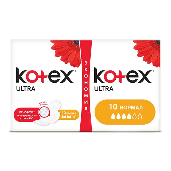 Котекс (Kotex) Ultra Normal прокладки гигиен №20