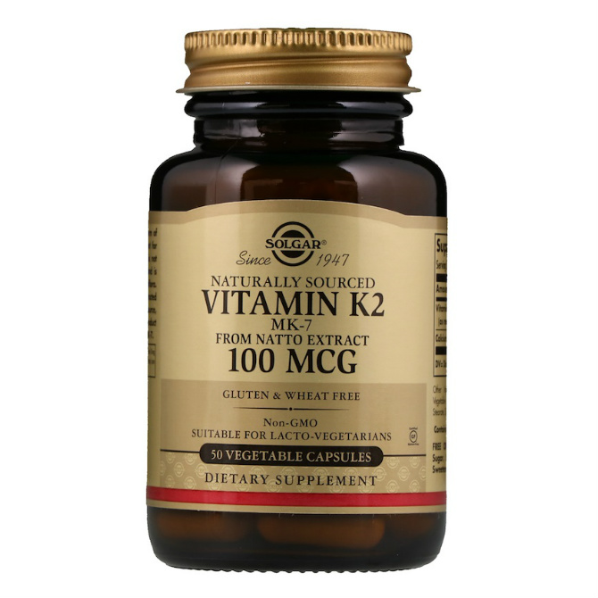 Солгар Витамин К2 капс 100мг №50 Solgar Vitamin and Herb