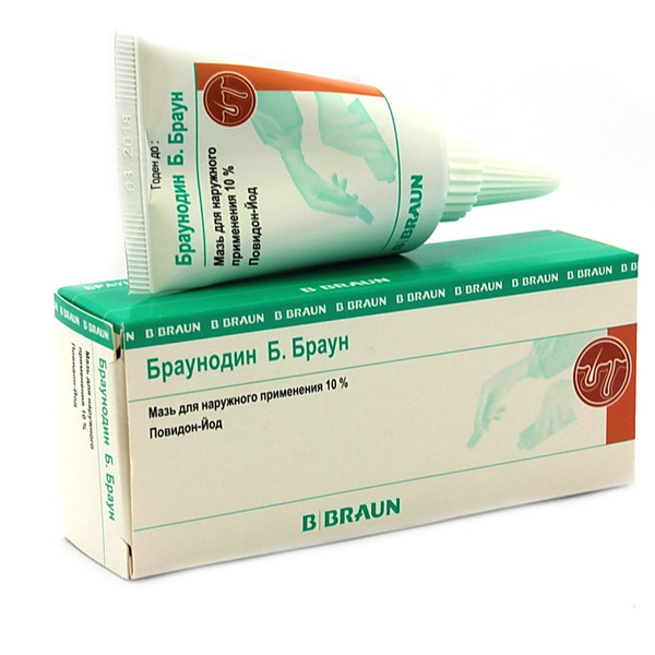 Браунодин Б Браун мазь д/наруж примен 10% 20г B.Braun Medical AG