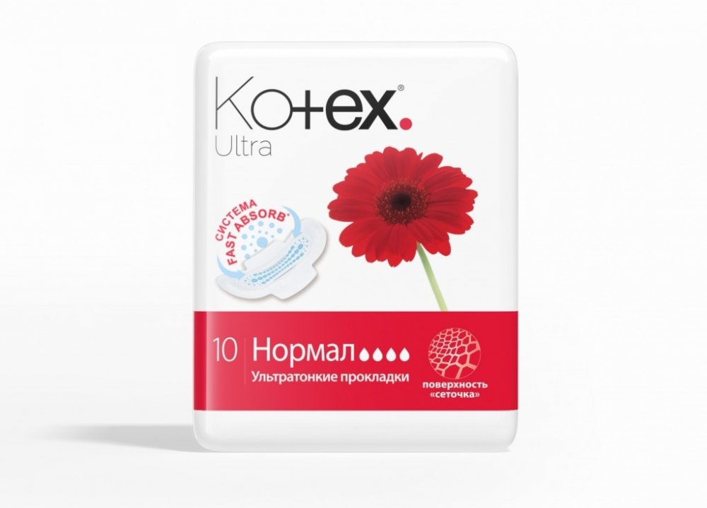 Котекс (Kotex) Ultra Normal прокладки гигиен №10