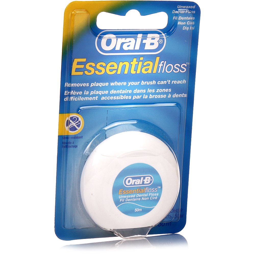 Орал-Би (Oral-B) Essential Floss з/нить невощеная 50м