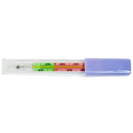 Термометр медицинский ртутный (цветная шкала) №1 Термоприбор