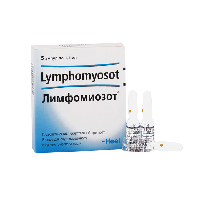 Лимфомиозот раствор для в/м введения гомеопатический 1.1мл №5