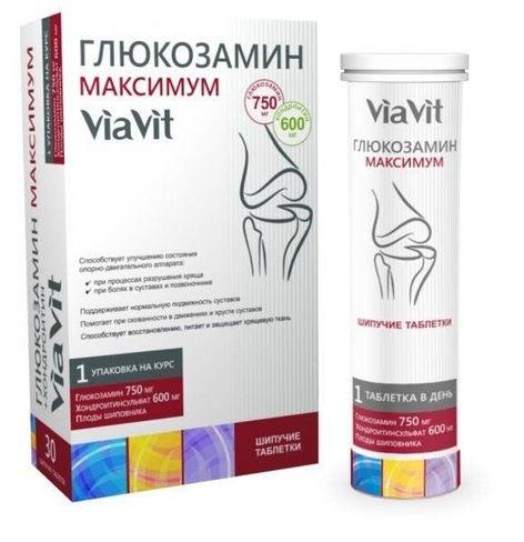 Глюкозамин Максимум-Виавит таб шип №30 Natur Produkt