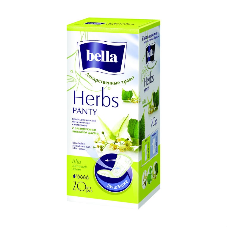 Белла (Bella) Panty Herbs Tilia прокладки ежеднев №20 экстр липы
