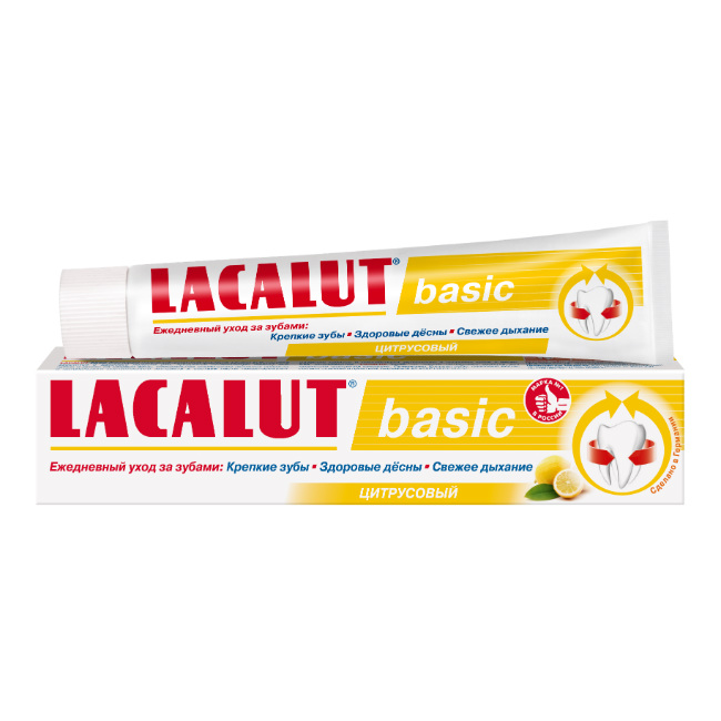 Лакалют (Lacalut) Basic з/паста 75мл цитрус